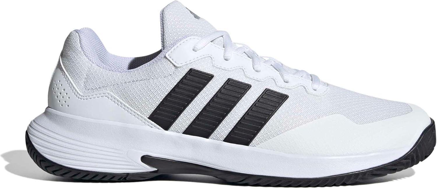 image:imageadidas Mens Gamecourt 2 M WhiteBlackSilver Metallic 105