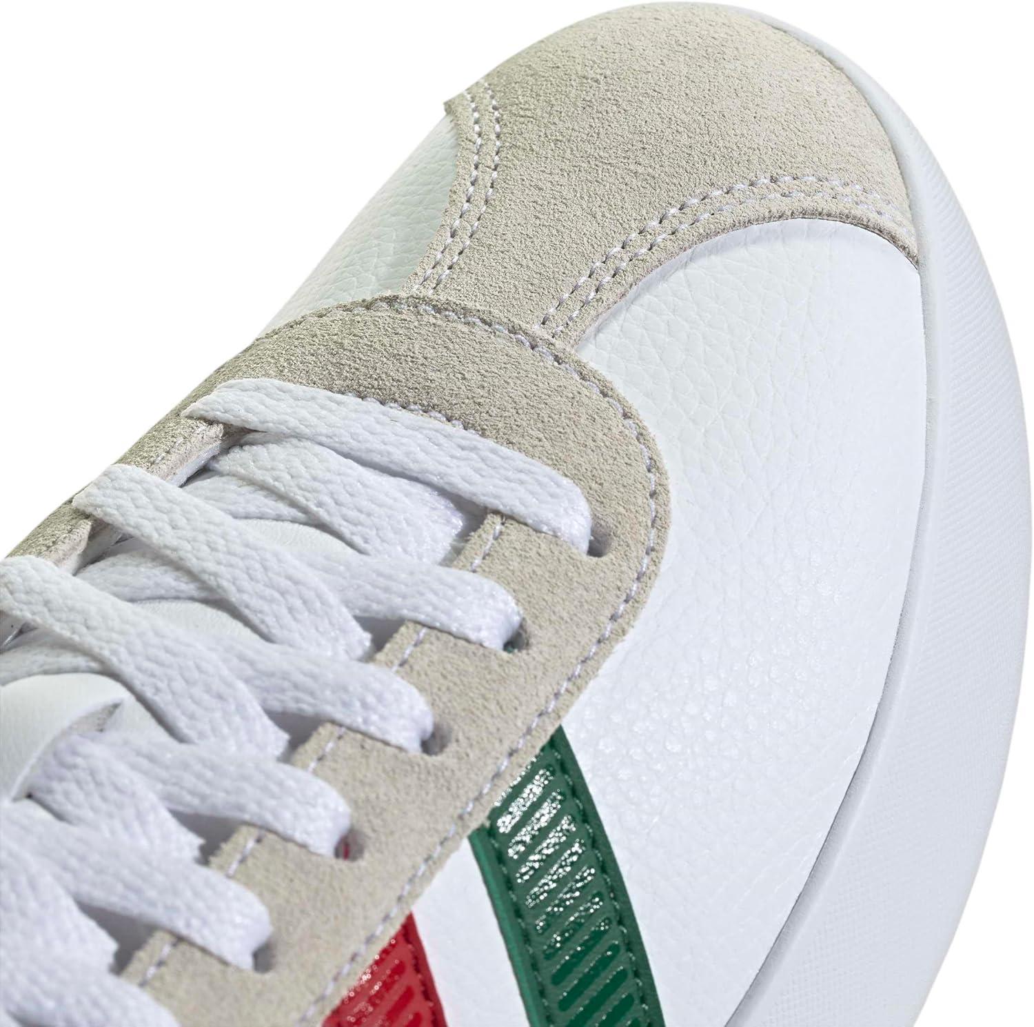 image:imageadidas Mens VL Court 30 ShoeWhiteDark GreenPower Red