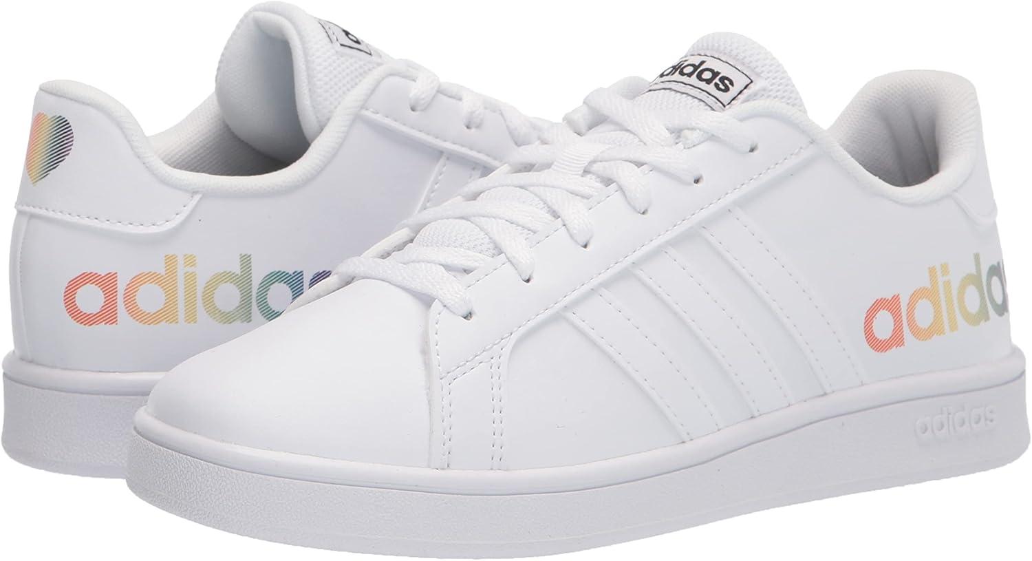 image:imageadidas Unisex Child Grand Court Sneaker US Toddler Unisex ChildWhiteWhiteBlack