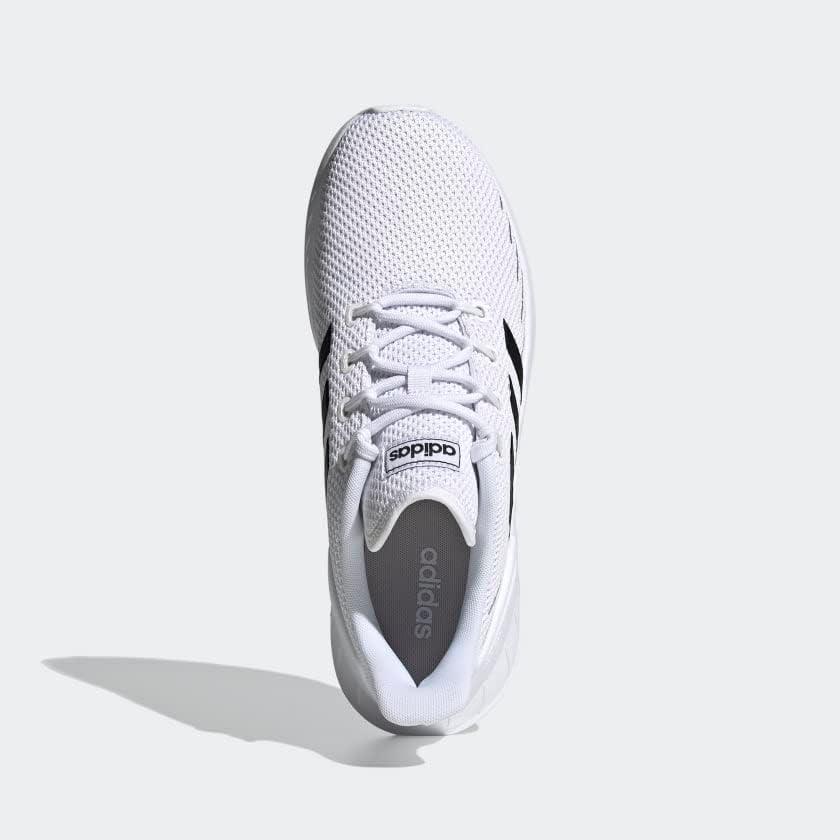 image:imageadidas UnisexChild Questar Flow Running ShoeWhiteBlackGrey