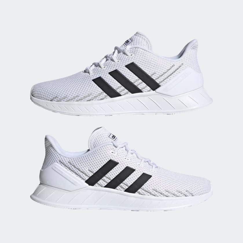 image:imageadidas UnisexChild Questar Flow Running ShoeWhiteBlackGrey