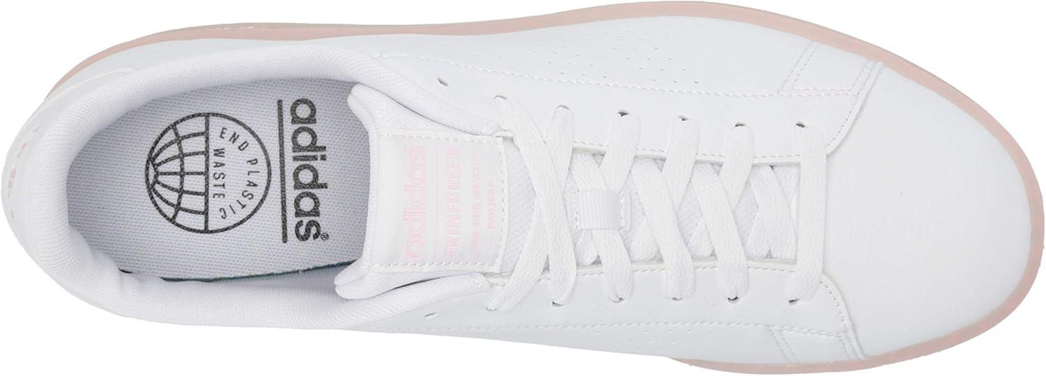image:imageadidas Womens Advantage Eco SneakerWhiteWhiteClear Pink2021