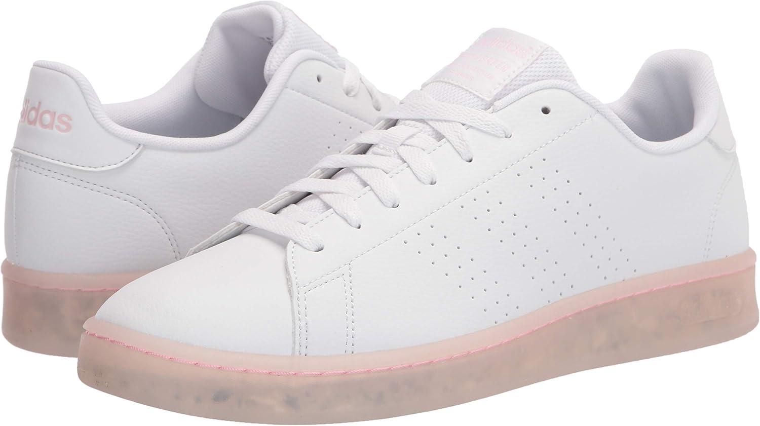 image:imageadidas Womens Advantage Eco SneakerWhiteWhiteClear Pink2021