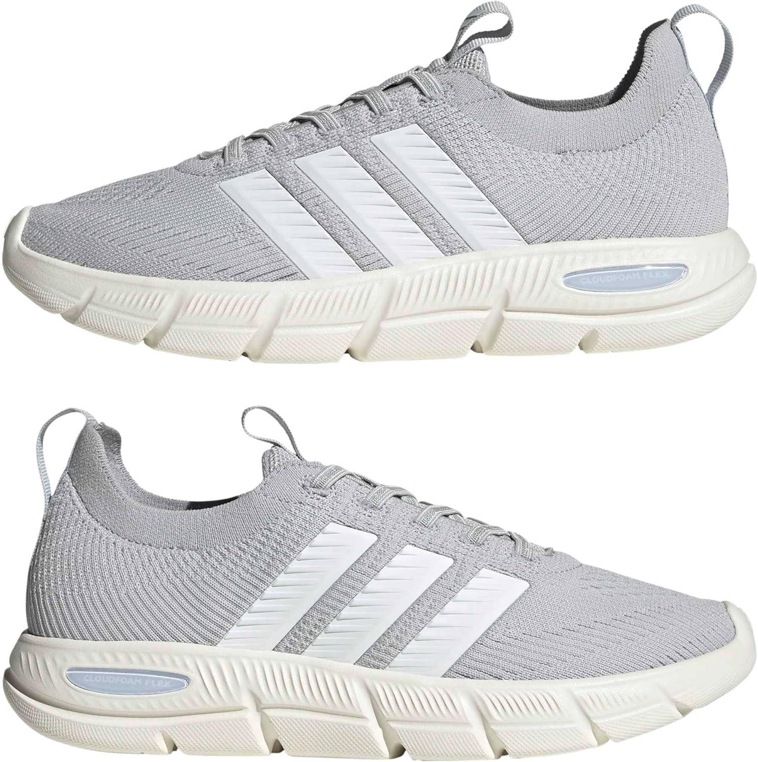 image:imageadidas Womens Cloudfoam Flex SloungeSolid GreyWhiteHalo Blue