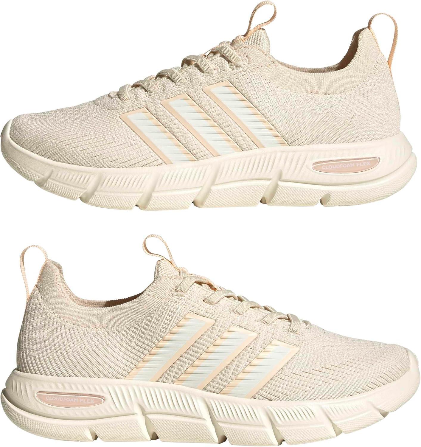 image:imageadidas Womens Cloudfoam Flex SloungeWonder WhiteOff WhiteSand Strata