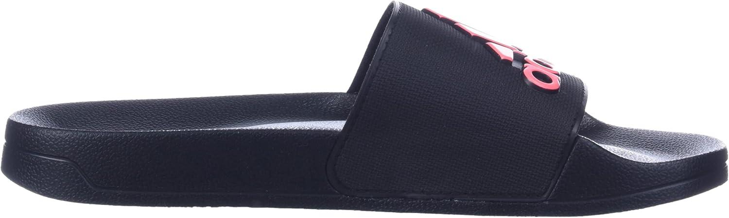 image:imageadidas unisexadult Adilette ShowerBlackAcid RedBlack