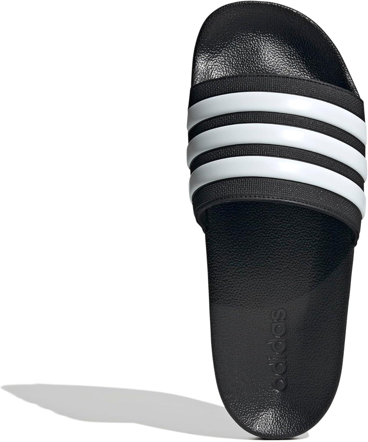 image:imageadidas unisexadult Adilette ShowerBlackWhiteCore Black