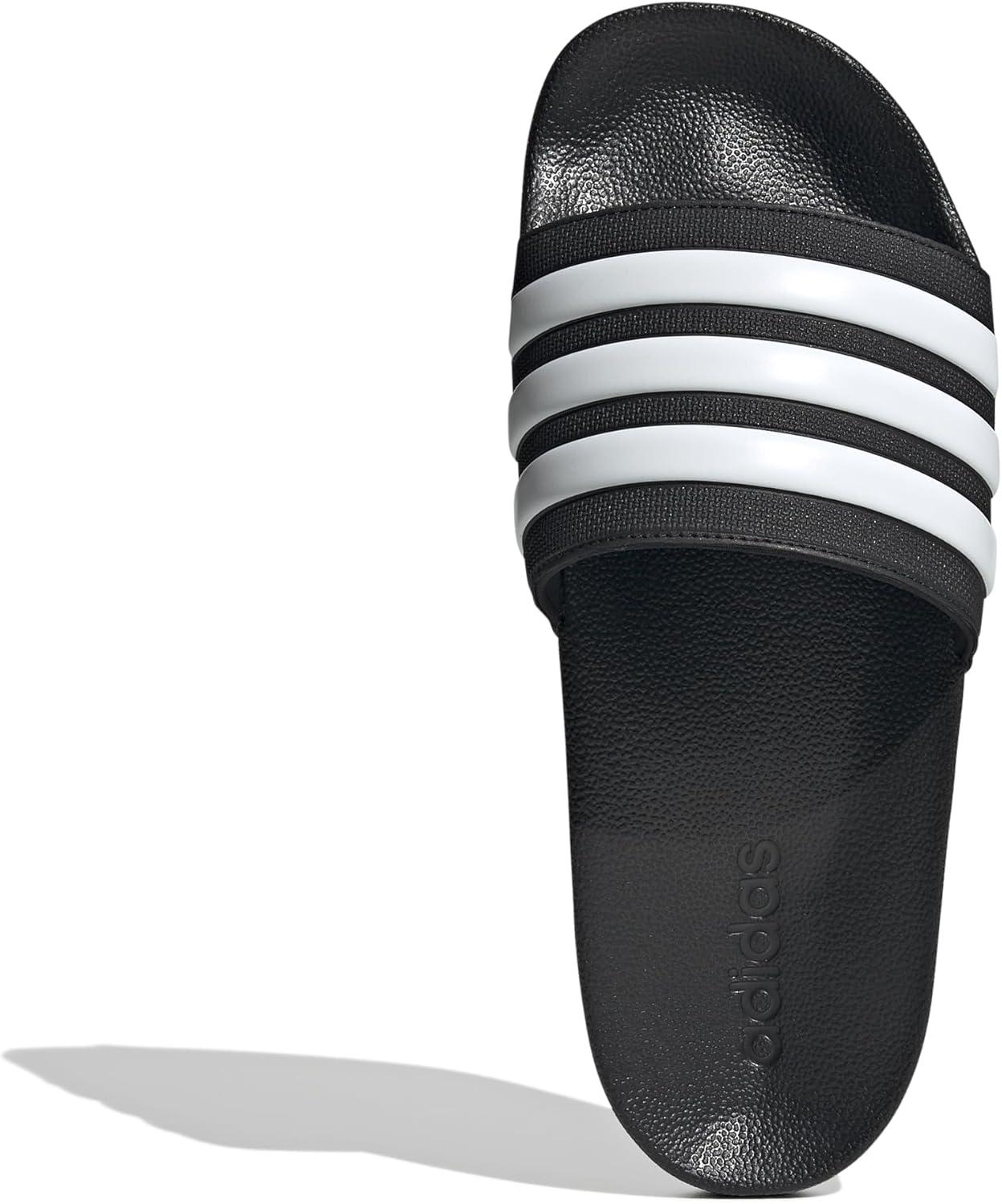 image:imageadidas unisexadult Adilette ShowerBlackWhiteCore Black