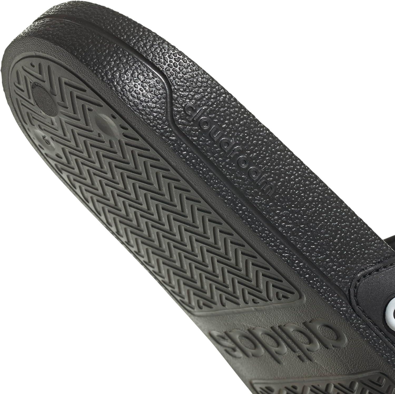 image:imageadidas unisexadult Adilette ShowerBlackWhiteCore Black