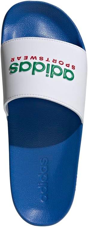 image:imageadidas unisexadult Adilette ShowerBright RoyalWhiteTeam Green
