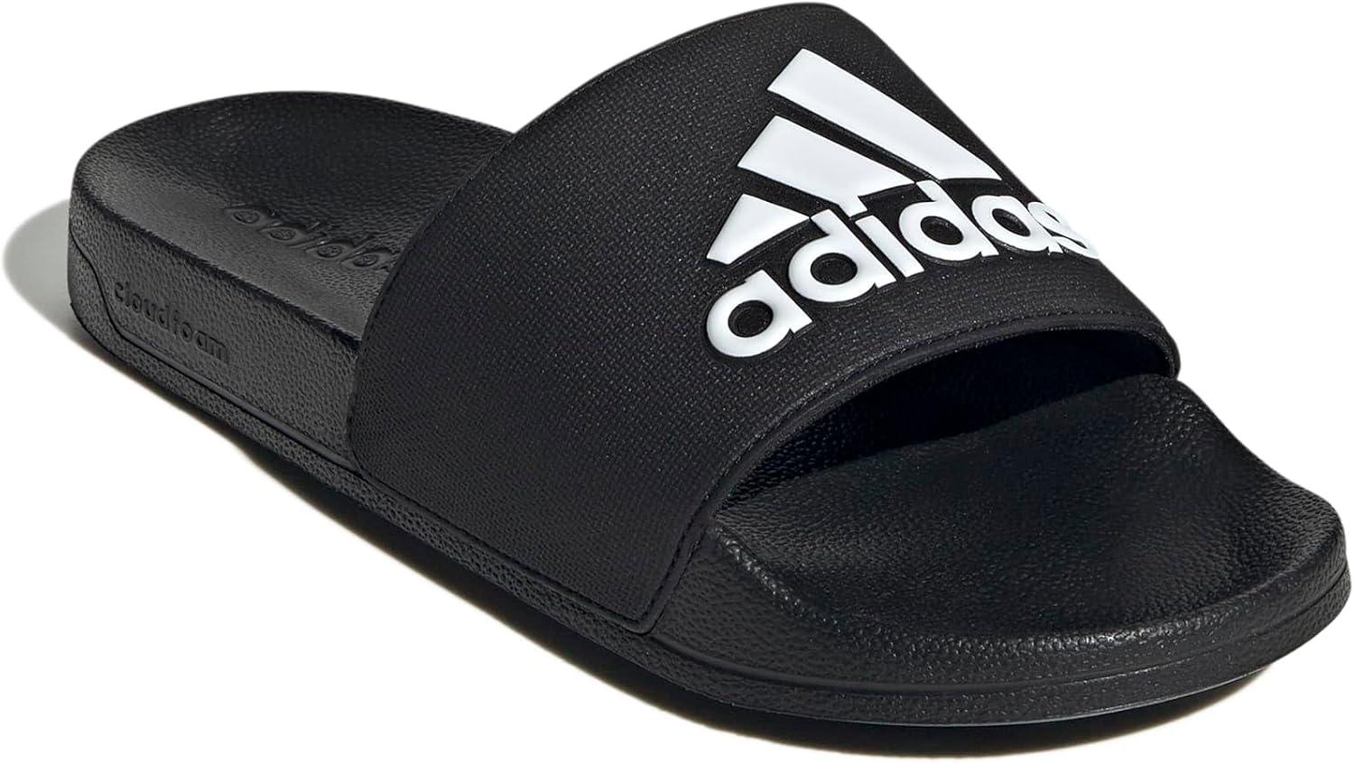 image:imageadidas unisexadult Adilette ShowerCore BlackWhiteBlack