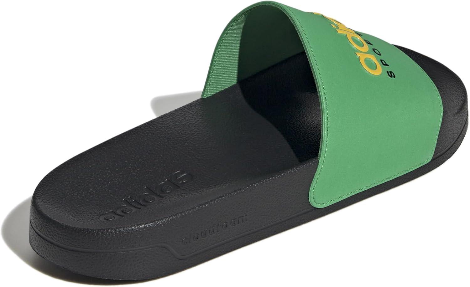 image:imageadidas unisexadult Adilette ShowerVivid GreenBold GoldBlack