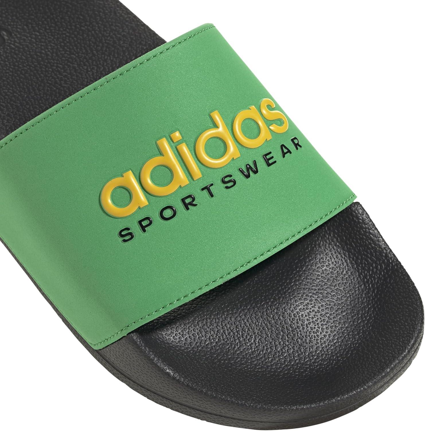 image:imageadidas unisexadult Adilette ShowerVivid GreenBold GoldBlack