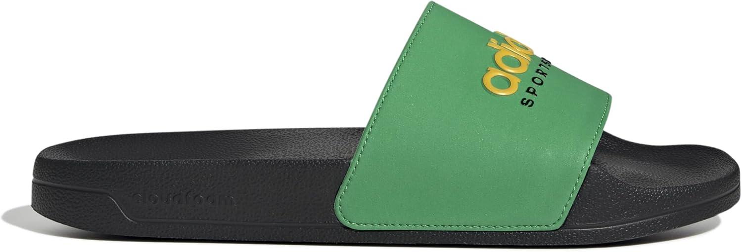 image:imageadidas unisexadult Adilette ShowerVivid GreenBold GoldBlack