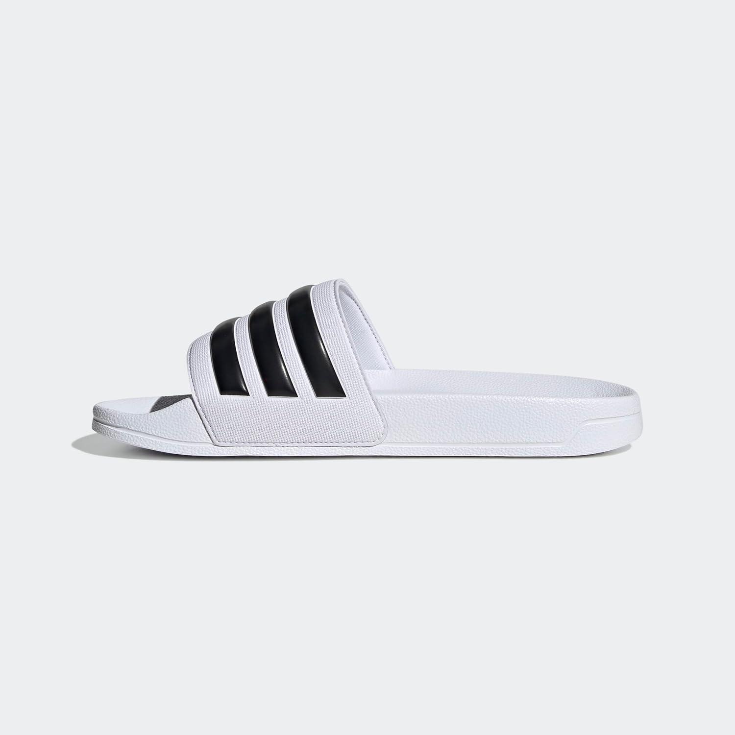 image:imageadidas unisexadult Adilette ShowerWhiteCore BlackWhite