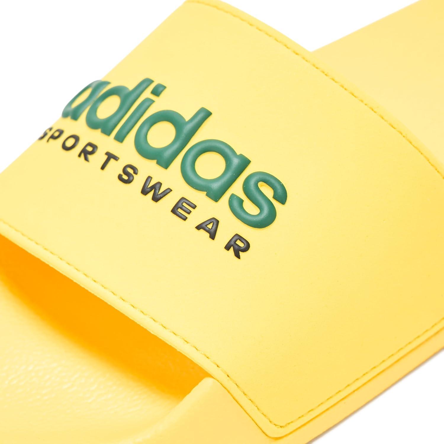 image:imageadidas unisexadult Adilette ShowerYellowYellowCollegiate Green