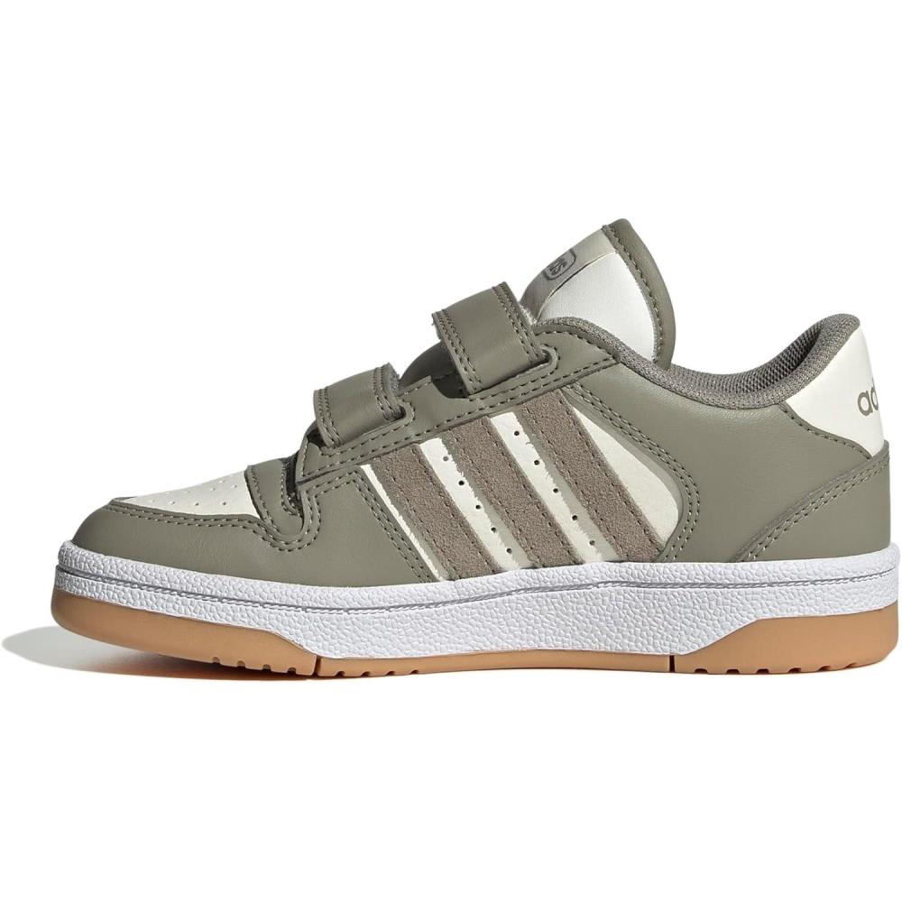image:imageAdidas UnisexChild Break Start Hook amp LoopSilver PebbleSilver PebbleCloud White