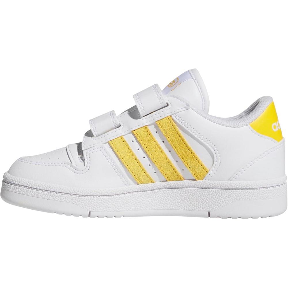 image:imageAdidas UnisexChild Break Start Hook amp LoopWhiteBold GoldWhite