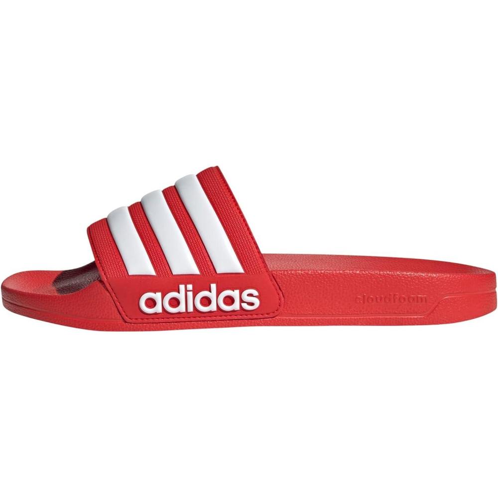 image:imageadidas Mens Adilette Shower SlidesVivid RedWhiteVivid Red