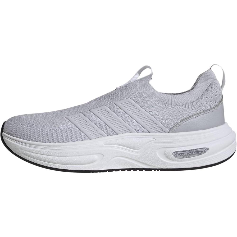 image:imageadidas Mens Cloudfoam Cuxxion SockSolid GreyDash GreyWhite
