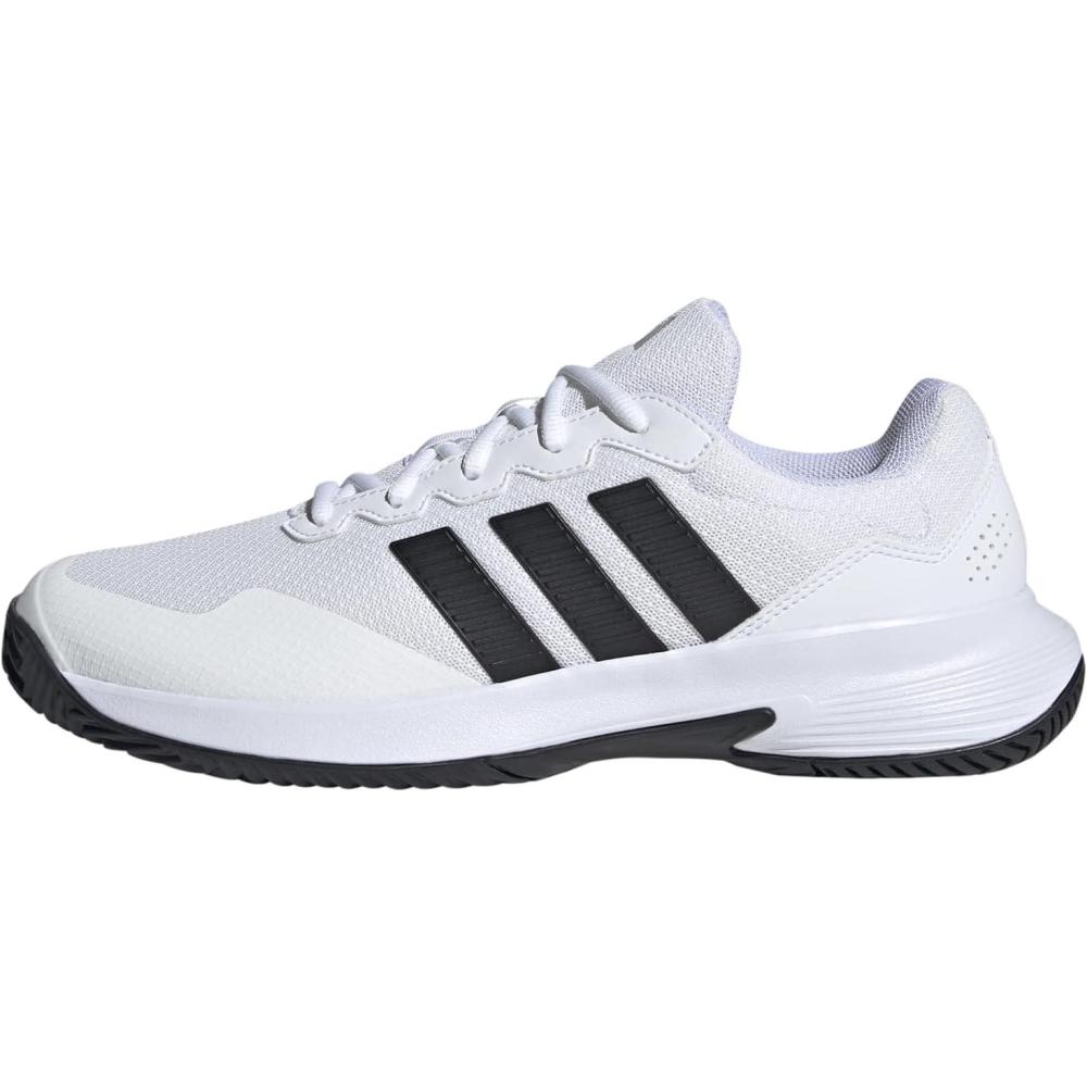 image:imageadidas Mens Gamecourt 2 M WhiteBlackSilver Metallic 105