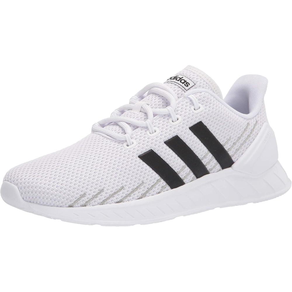 image:imageadidas UnisexChild Questar Flow Running ShoeWhiteBlackGrey