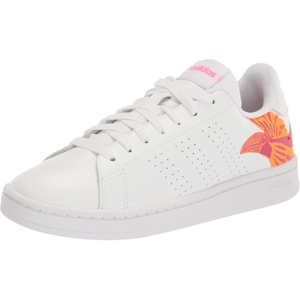 image:imageadidas Womens Advantage Eco SneakerFtwr WhiteScreaming PinkFtwr White