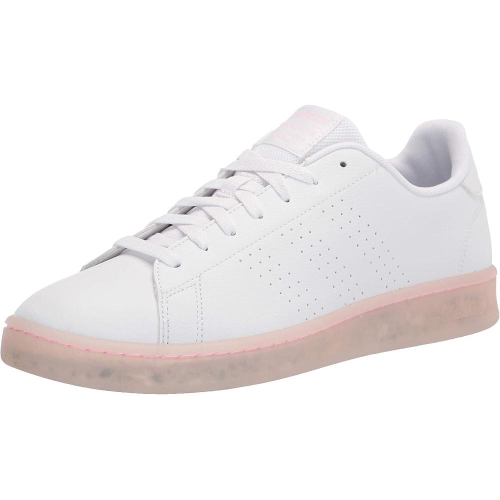 image:imageadidas Womens Advantage Eco SneakerWhiteWhiteClear Pink2021