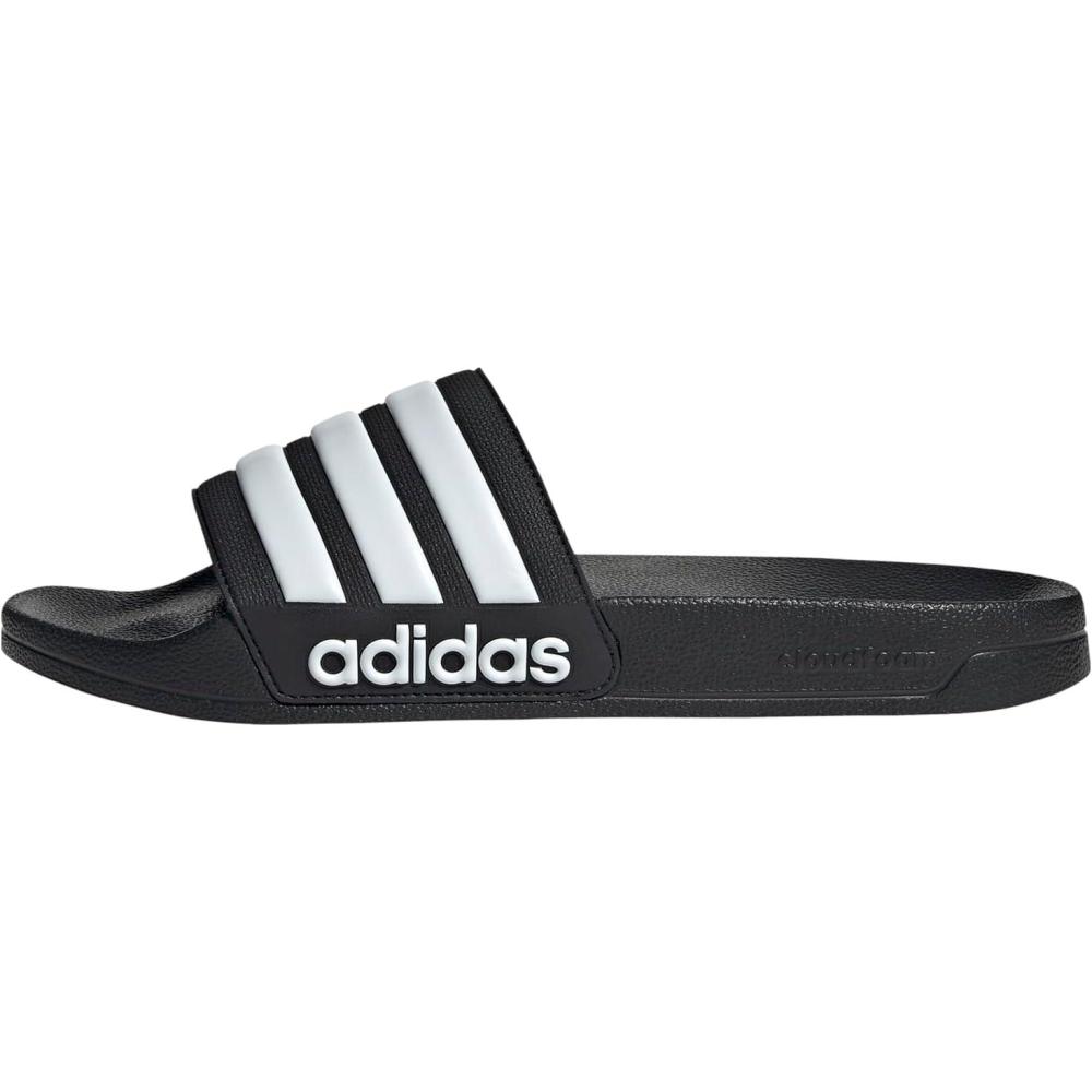 image:imageadidas unisexadult Adilette ShowerBlackWhiteCore Black