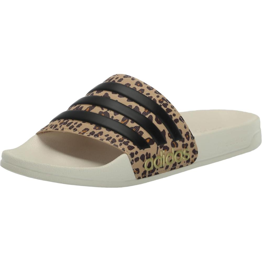 image:imageadidas unisexadult Adilette ShowerOff WhiteBlackMagic Beige