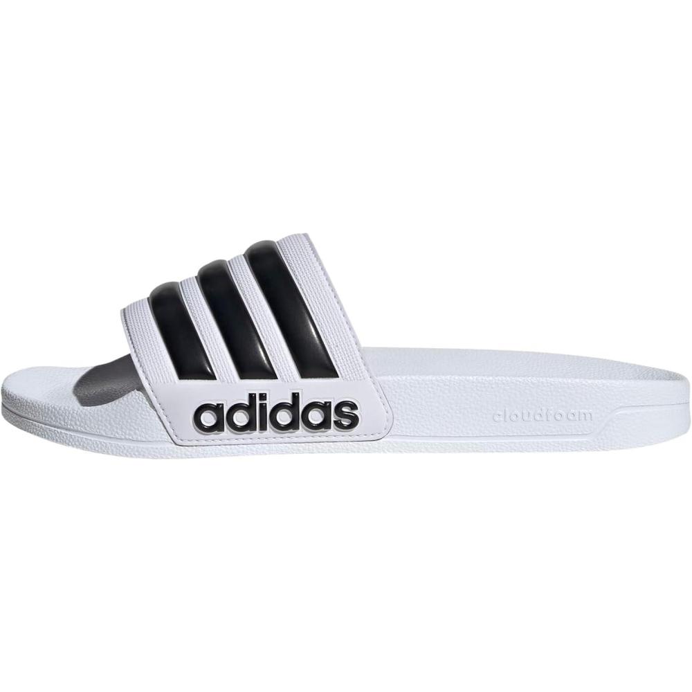 image:imageadidas unisexadult Adilette ShowerWhiteCore BlackWhite