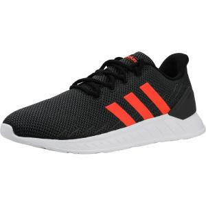 adidas Unisex-Child Questar Flow Running Shoe(Black/Carbon/Solar Red)