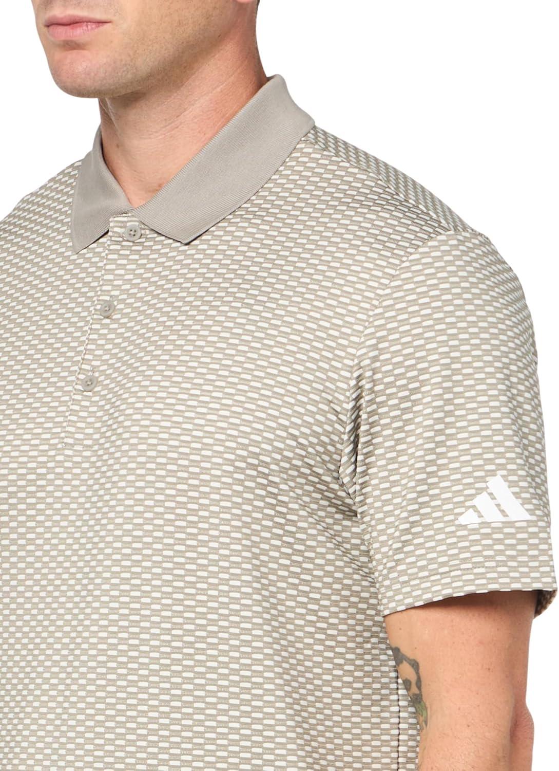 image:imageAdidas Mens Beyond Textured Polo ShirtPutty Beige S25
