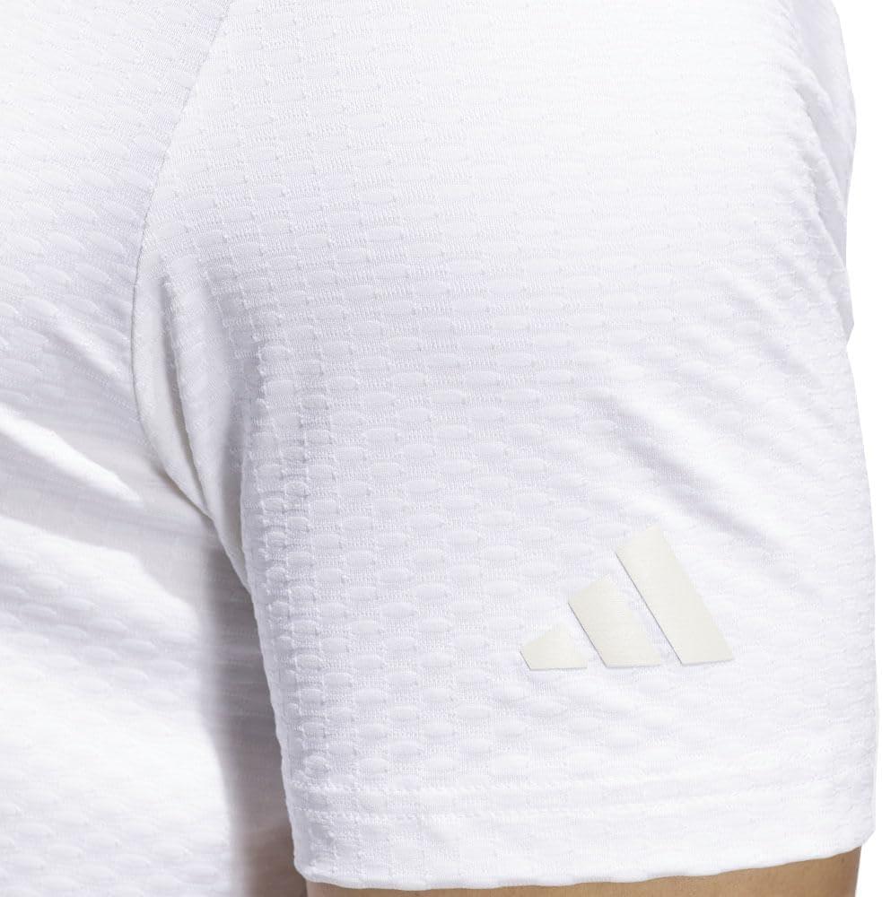 image:imageAdidas Mens Beyond Textured Polo ShirtWhite