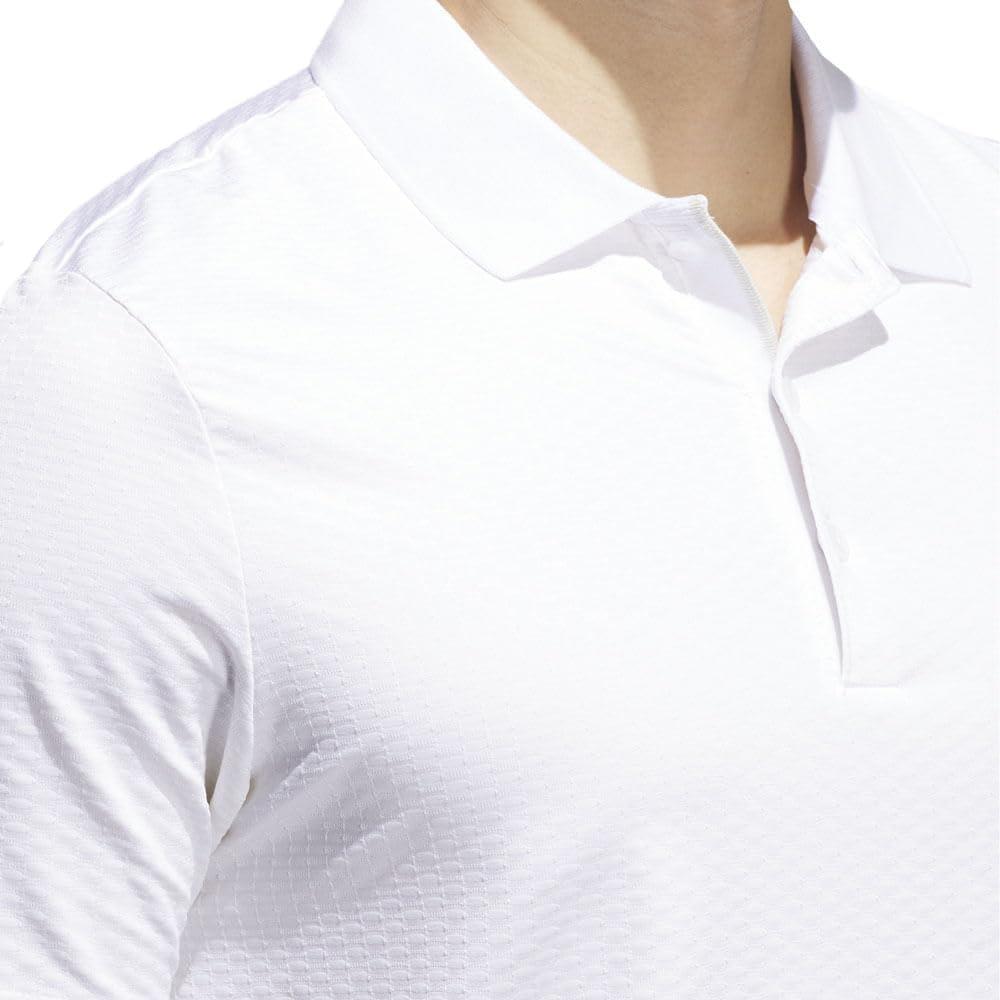 image:imageAdidas Mens Beyond Textured Polo ShirtWhite