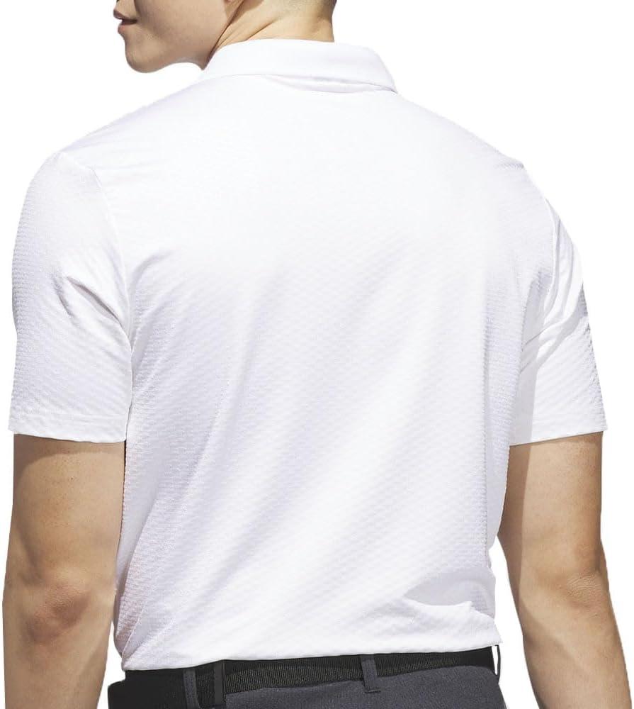 image:imageAdidas Mens Beyond Textured Polo ShirtWhite