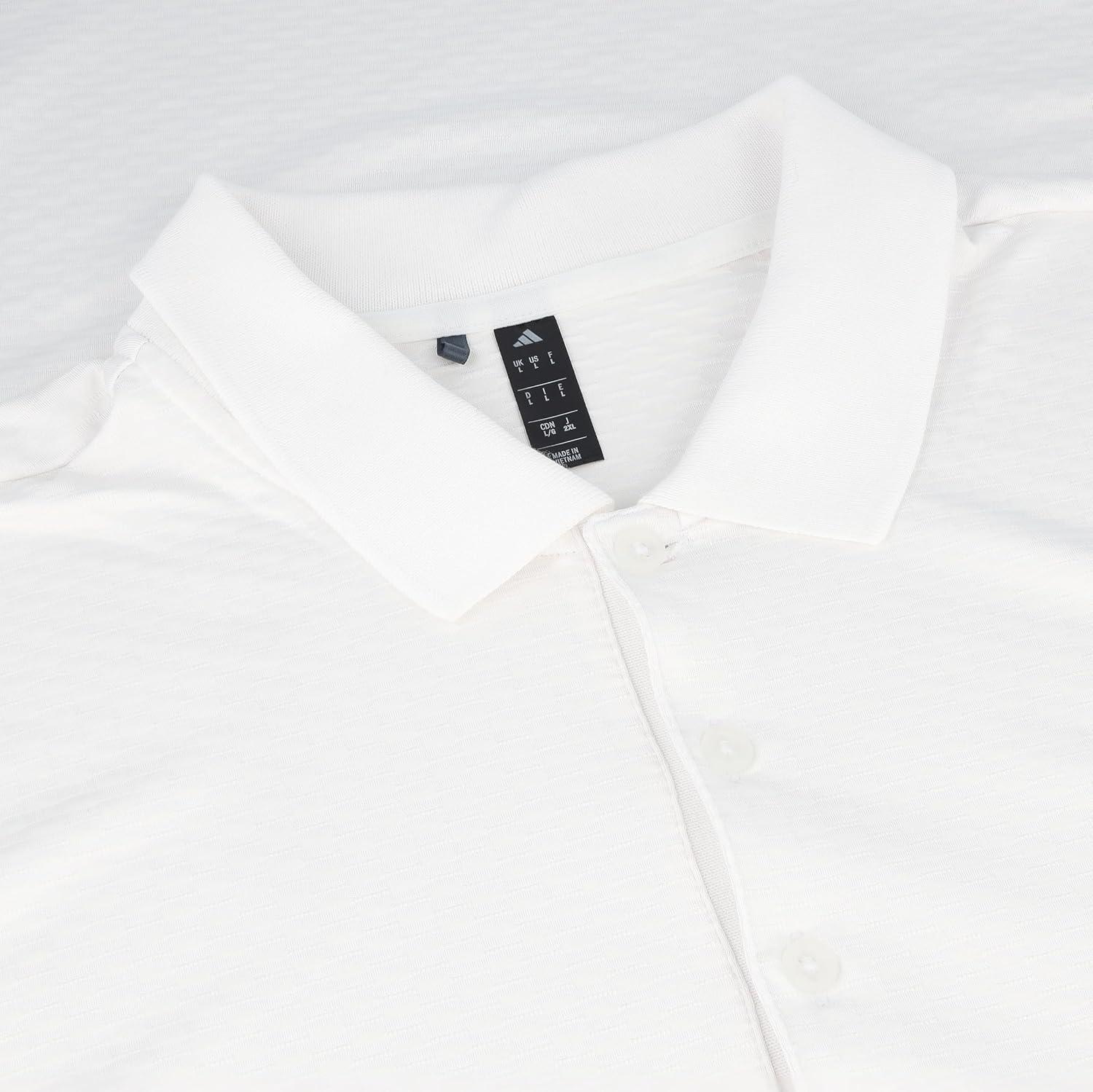 image:imageAdidas Mens Beyond Textured Polo ShirtWhite