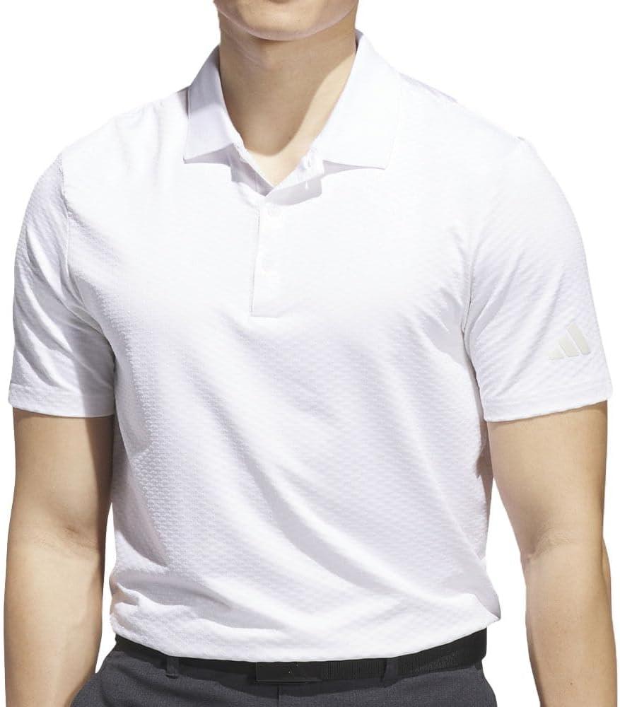 image:imageAdidas Mens Beyond Textured Polo ShirtWhite
