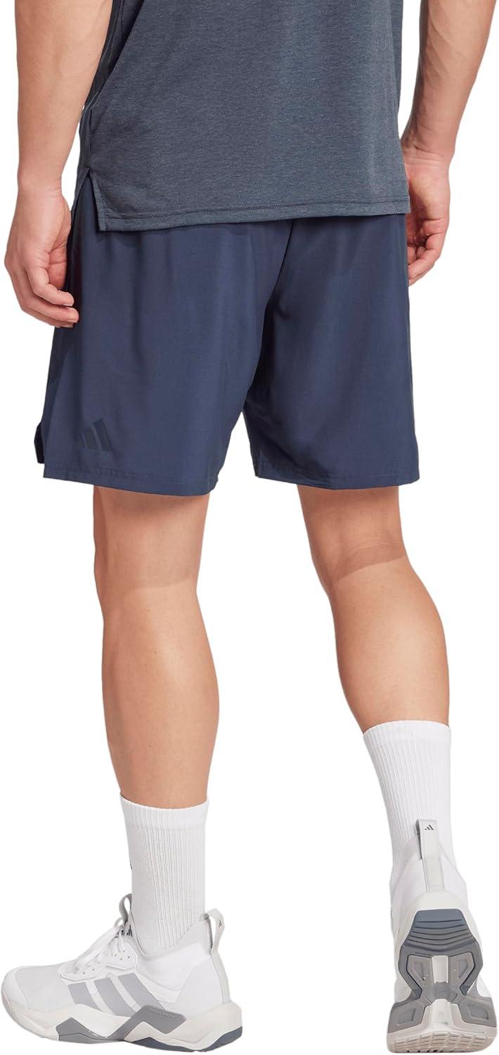 image:imageAdidas Mens Designed for Training 3Stripes ShortsAurora Ink