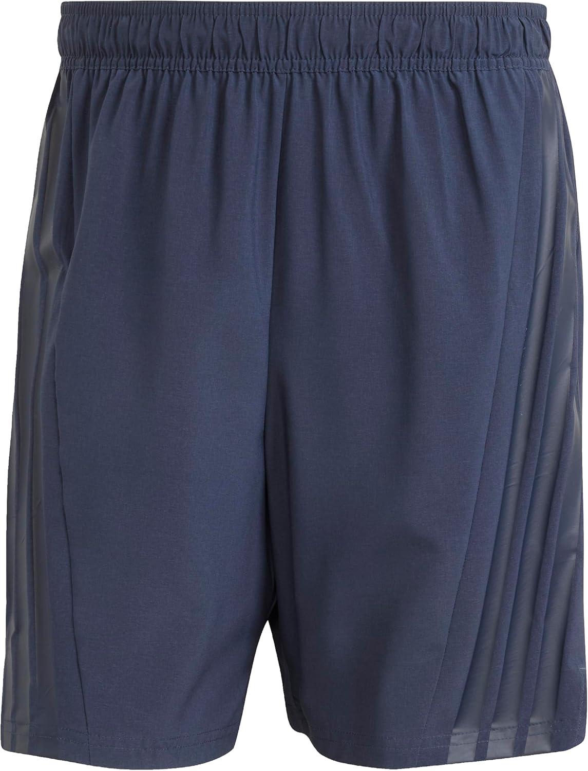 image:imageAdidas Mens Designed for Training 3Stripes ShortsAurora Ink