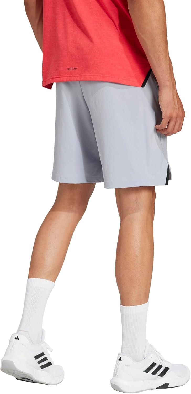 image:imageAdidas Mens Designed for Training Workout ShortsHalo Silver