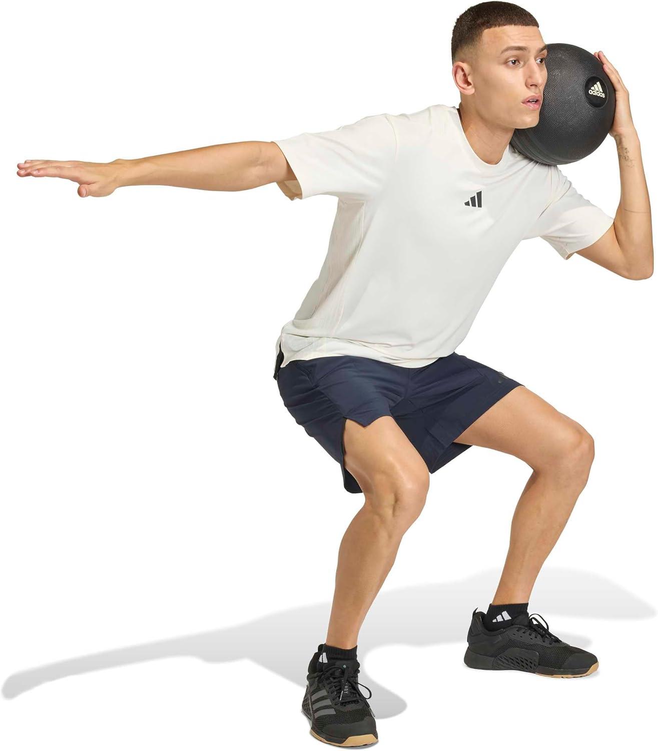 image:imageAdidas Mens Designed for Training Workout ShortsInk