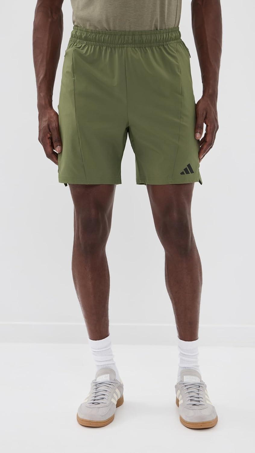 image:imageAdidas Mens Designed for Training Workout ShortsOlive Strata