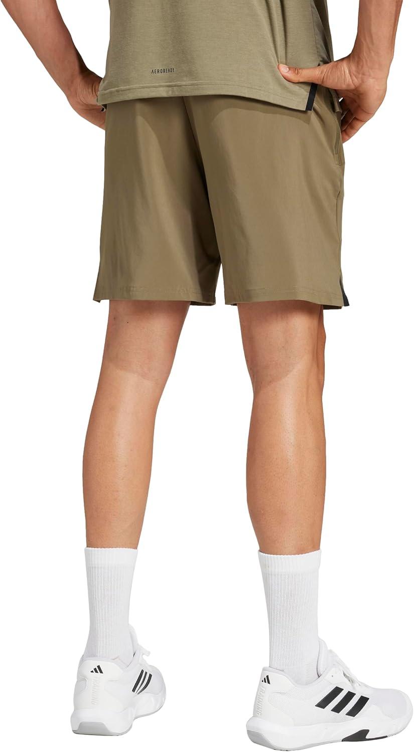image:imageAdidas Mens Designed for Training Workout ShortsOlive Strata