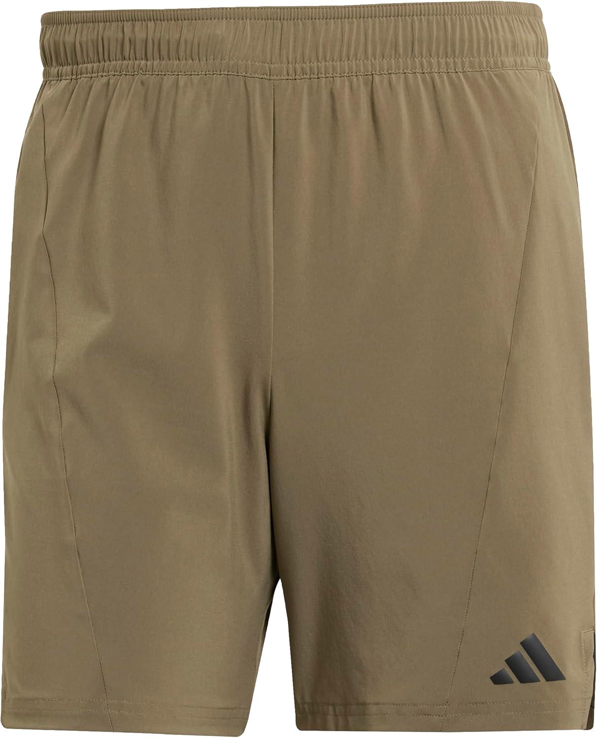 image:imageAdidas Mens Designed for Training Workout ShortsOlive Strata