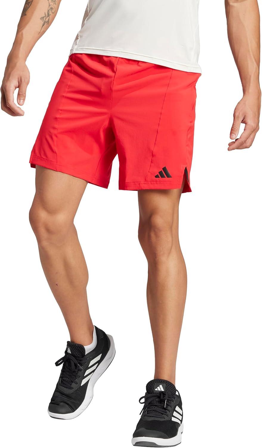 image:imageAdidas Mens Designed for Training Workout ShortsPure Ruby