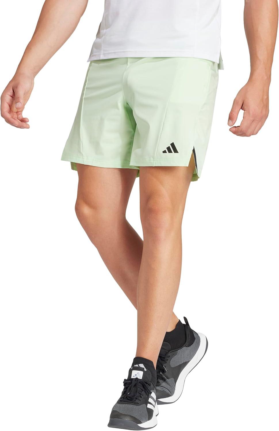 image:imageAdidas Mens Designed for Training Workout ShortsSemi Green Spark