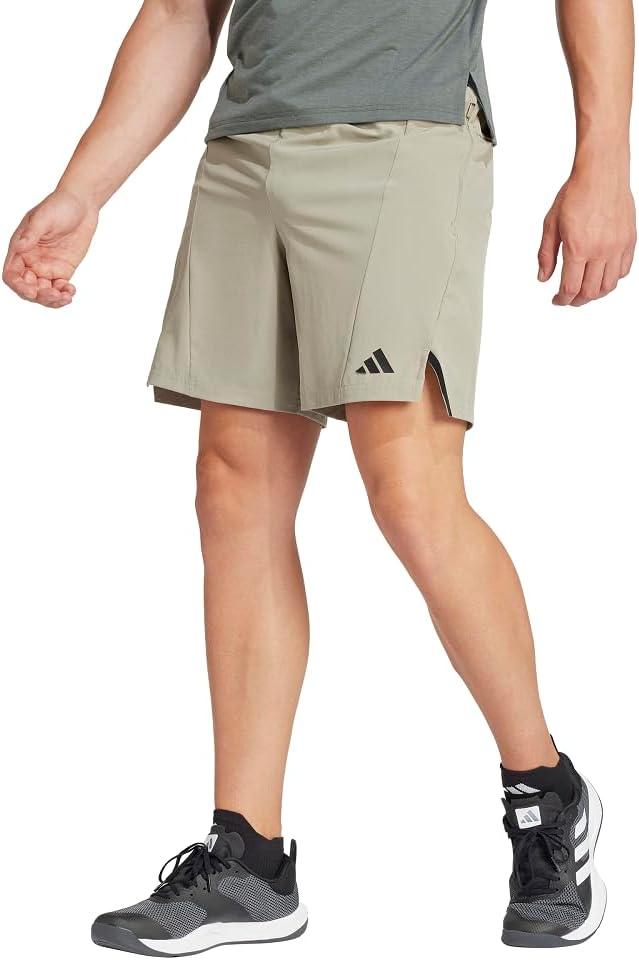 image:imageAdidas Mens Designed for Training Workout ShortsSilver Pebble