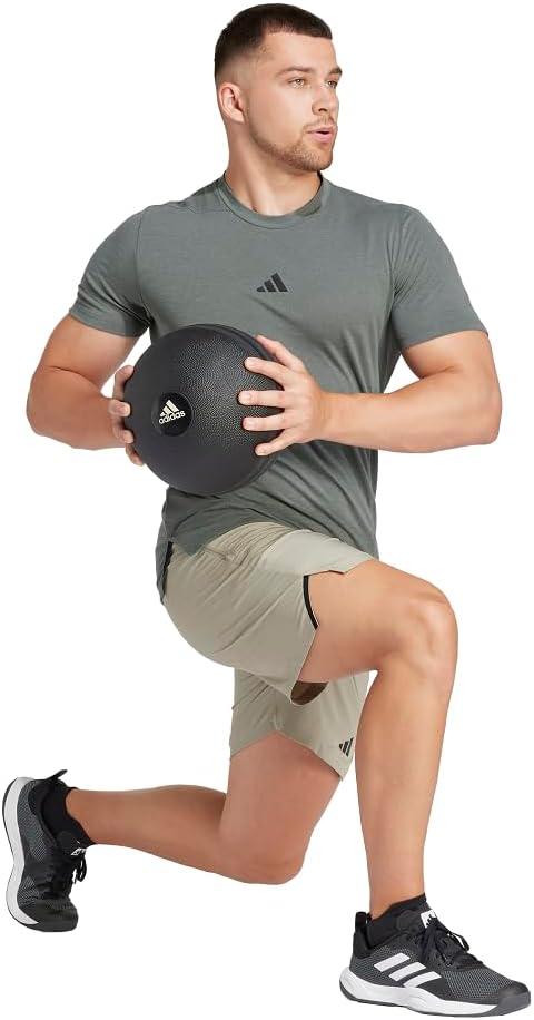 image:imageAdidas Mens Designed for Training Workout ShortsSilver Pebble