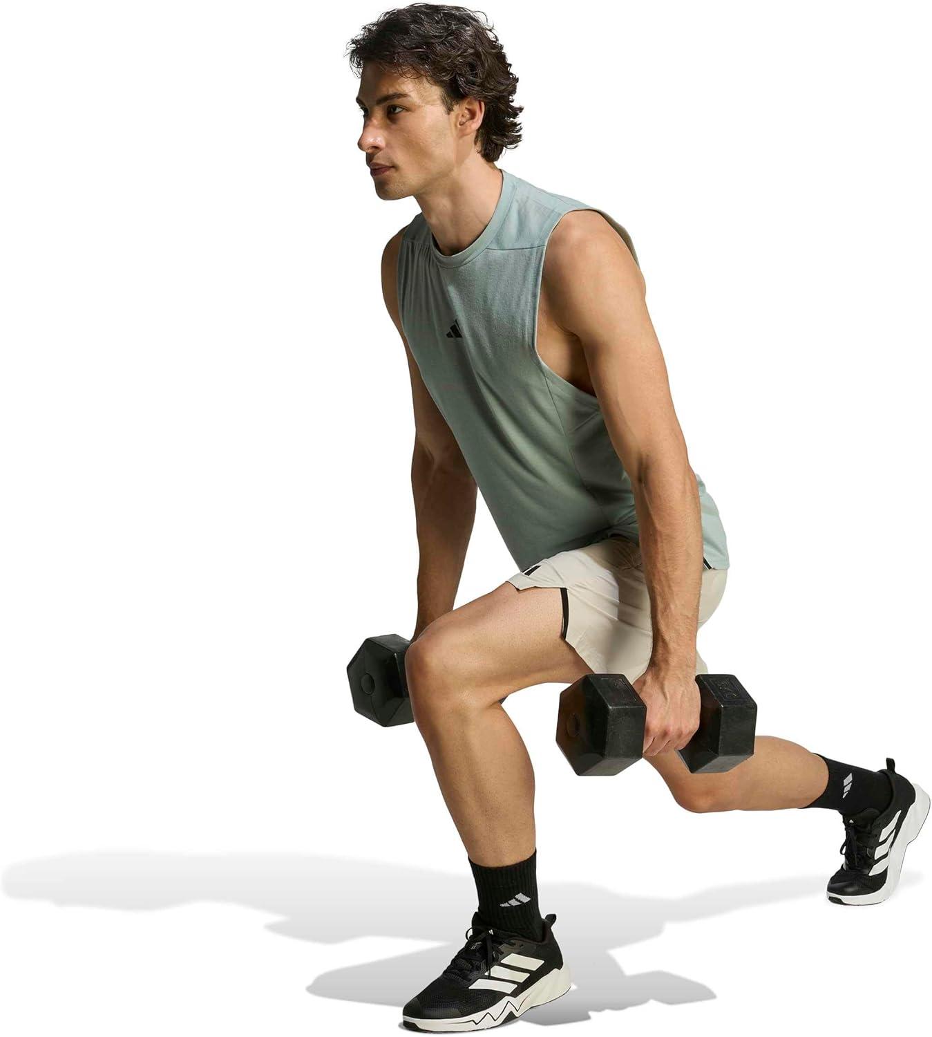 image:imageAdidas Mens Designed for Training Workout ShortsWonder Alumina